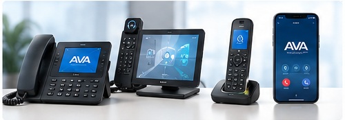 تلفنها و تجهیزات IP-PBX آوا