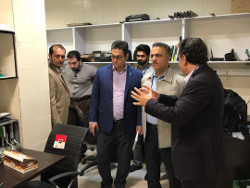 بازدید اختصاصی رئیس پارک علم و فناوری دانشگاه تهران از صنایع ارتباطی آوا